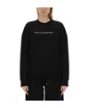Stella Mccartney Logo-print Cotton Sweatshirt In Black