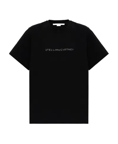 STELLA MCCARTNEY STELLA MCCARTNEY LOGO PRINTED CREWNECK T-SHIRT