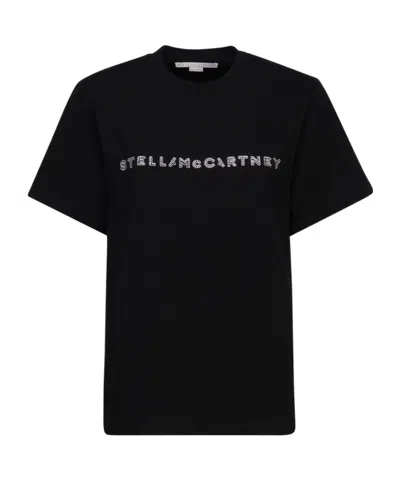 STELLA MCCARTNEY STELLA MCCARTNEY LOGO PRINTED CREWNECK T-SHIRT