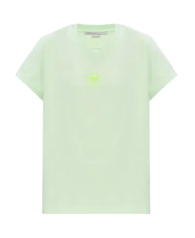 Stella Mccartney Logo Printed Crewneck T-shirt In White