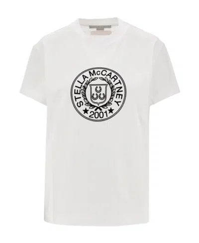 STELLA MCCARTNEY STELLA MCCARTNEY LOGO PRINTED CREWNECK T-SHIRT