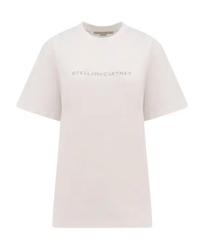 STELLA MCCARTNEY STELLA MCCARTNEY LOGO PRINTED CREWNECK T-SHIRT