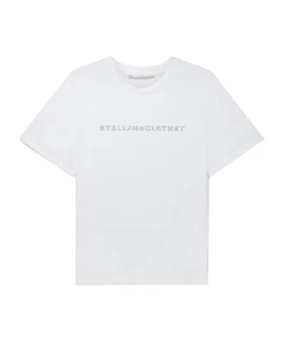 STELLA MCCARTNEY STELLA MCCARTNEY LOGO PRINTED CREWNECK T-SHIRT
