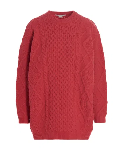 STELLA MCCARTNEY STELLA MCCARTNEY ARAN CREWNECK KNITTED JUMPER
