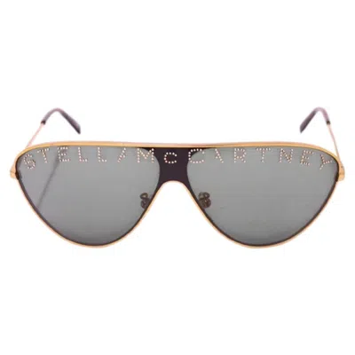 Pre-owned Stella Mccartney Logo Shield Aviator Sunglasses In Gray