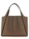 Stella Mccartney Logo-embellished Tote Bag In Brown