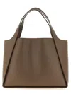 Stella Mccartney Logo-embellished Tote Bag In Brown