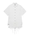 Stella Mccartney Logo Short-sleeved Shirt In White