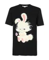 Stella Mccartney Logo Short-sleeved T-shirt In Black