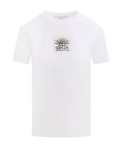 Stella Mccartney Logo Short-sleeved T-shirt In White