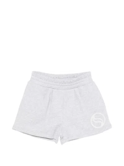 Stella Mccartney Kids' Logo Shorts In White
