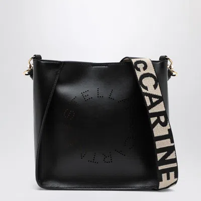 Stella Mccartney Logo Shoulder Bag In Black