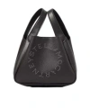 Stella Mccartney Logo-embossed Tote Bag In Black