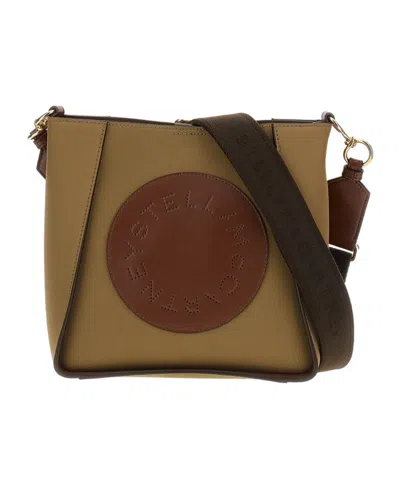 Stella Mccartney Shoulder Bag Woman Color Beige In Pink