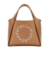 Stella Mccartney Logo Detailed Shoulder Bag In Brown