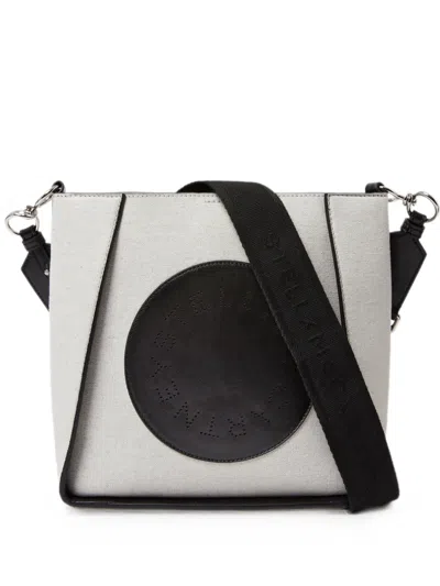 Stella Mccartney Logo Shoulder Bag In White