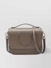 Stella Mccartney Logo Shoulder Bag With Adjustable Strap In Red