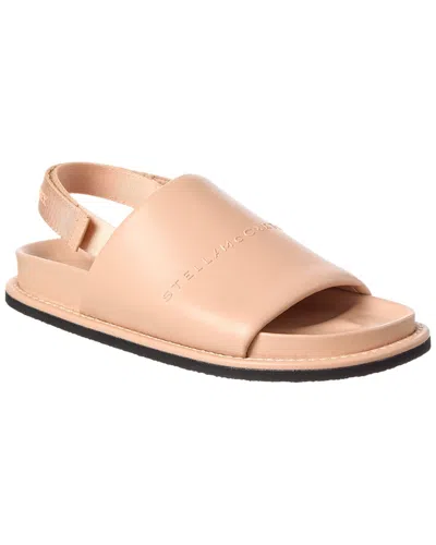 Stella Mccartney Logo Signature Sandal In Pink