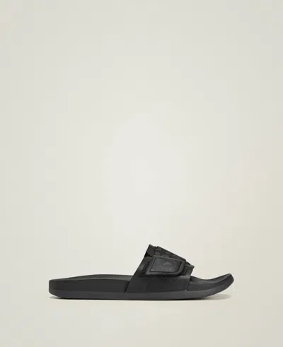 Stella Mccartney Logo Slides In Black