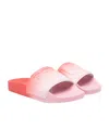 Stella Mccartney Logo Slippers In Pink