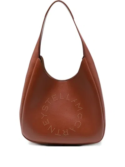 Stella Mccartney Logo Slouchy Hobo Tote Bag