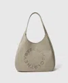 Stella Mccartney Logo Slouchy Large Hobo Bag