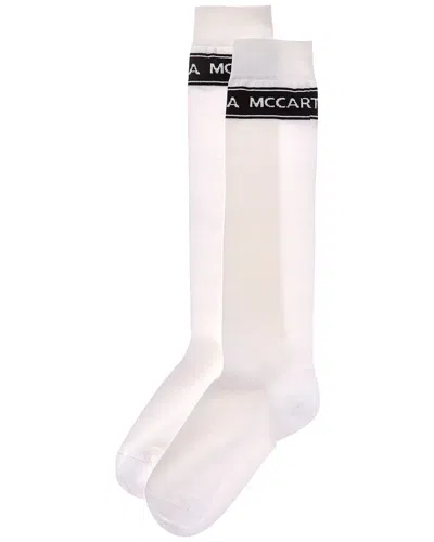 Stella Mccartney Logo Socks In White