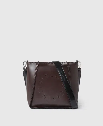 Stella Mccartney Logo Square Crossbody Bag In Multi