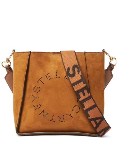 STELLA MCCARTNEY LOGO SQUARE MINI CROSSBODY BAG