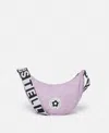 Stella Mccartney Logo Strap Crossbody Bag In Lavender