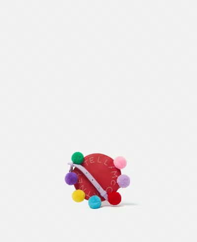 Stella Mccartney Logo Strap Crossbody Bag In Red