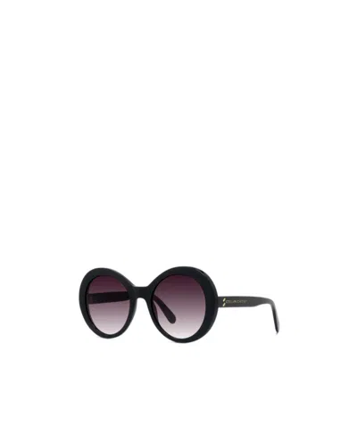 Stella Mccartney Logo Sunglasses In Black