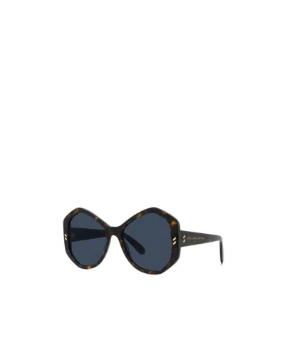 Stella Mccartney Logo Sunglasses In Blue