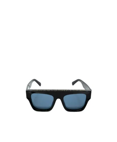 Stella Mccartney Logo Sunglasses In Blue