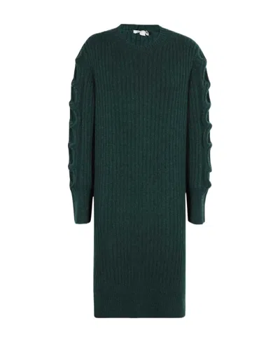Stella Mccartney Logo Sweater In Green