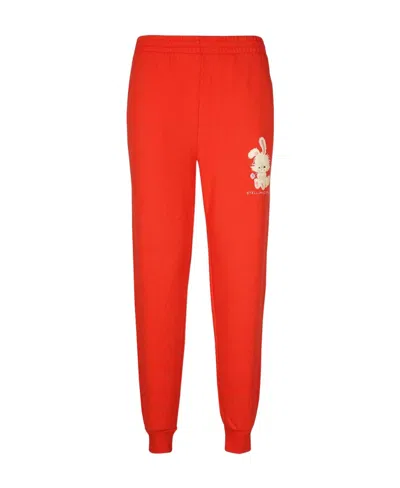 Stella Mccartney Logo Sweatpants In Red