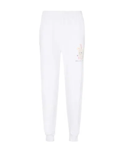 Stella Mccartney Logo Sweatpants In White