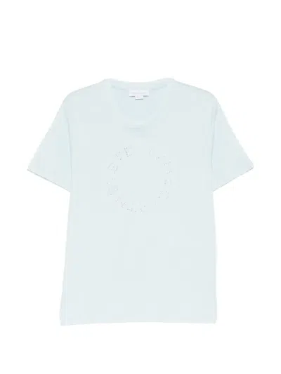 Stella Mccartney Logo T-shirt In Blue