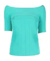 Stella Mccartney Logo T-shirt In Green