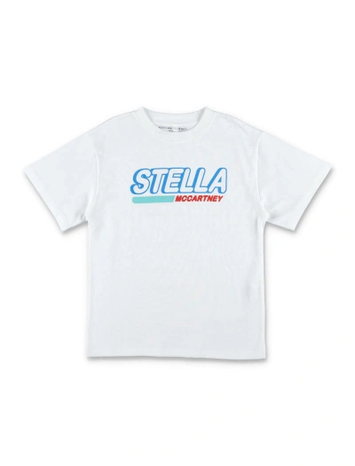 Stella Mccartney Kids' Logo-print T-shirt In White