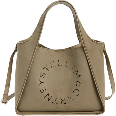 Stella Mccartney Logo Top Handle Crossbody Tote
