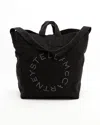 Stella Mccartney Logo Tote Bag In Black