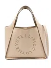 Stella Mccartney Logo Tote Bag In Neutrals