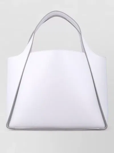 Stella Mccartney Logo Tote Bag Vegan Leather Grainy