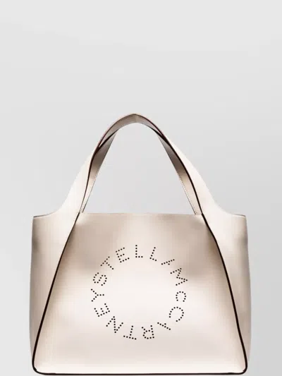 STELLA MCCARTNEY LOGO TOTE BAG WITH TWO FLAT TOP HANDLES