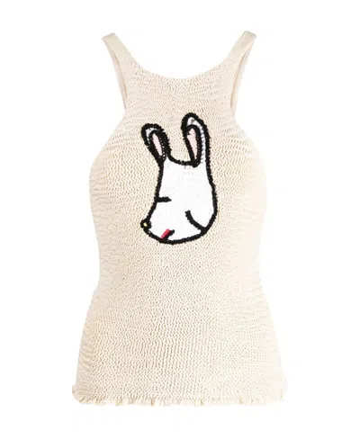 Stella Mccartney Logo Vest In White