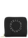 Stella Mccartney Zipped Wallet In Black