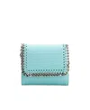 Stella Mccartney Logo Wallet In Blue