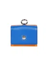 Stella Mccartney Logo Wallet In Blue