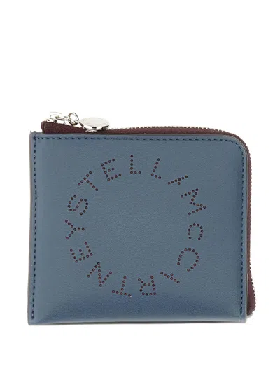 STELLA MCCARTNEY LOGO ZIP WALLET